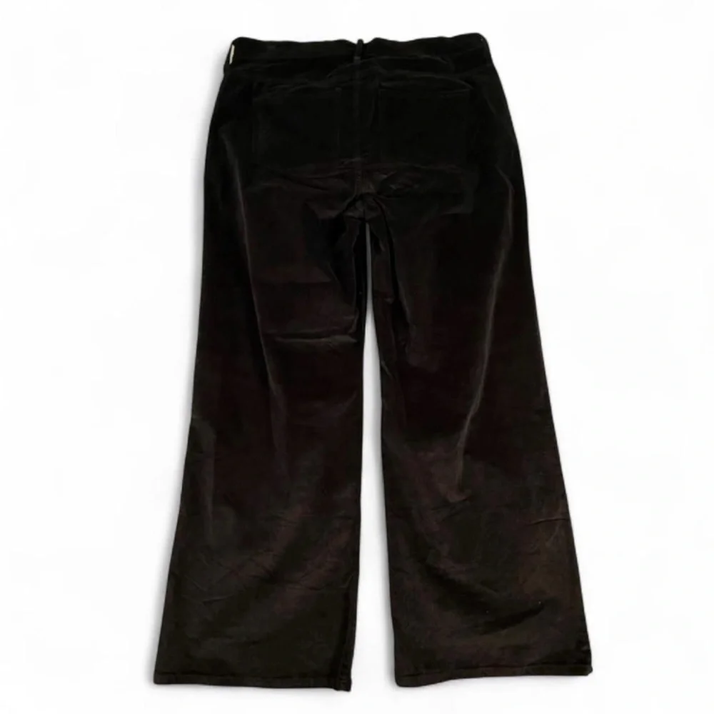 J. Crew Women’s Black Wide Leg Corduroy Pants size 35 - Picture 2 of 8